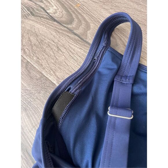 Lands' End Women's Chlorine Resistant V-Neck Underwire Tankini Top size 10DD - Picture 5 of 7